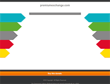 Tablet Screenshot of premiumexchange.com